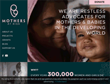 Tablet Screenshot of mothersatrisk.org